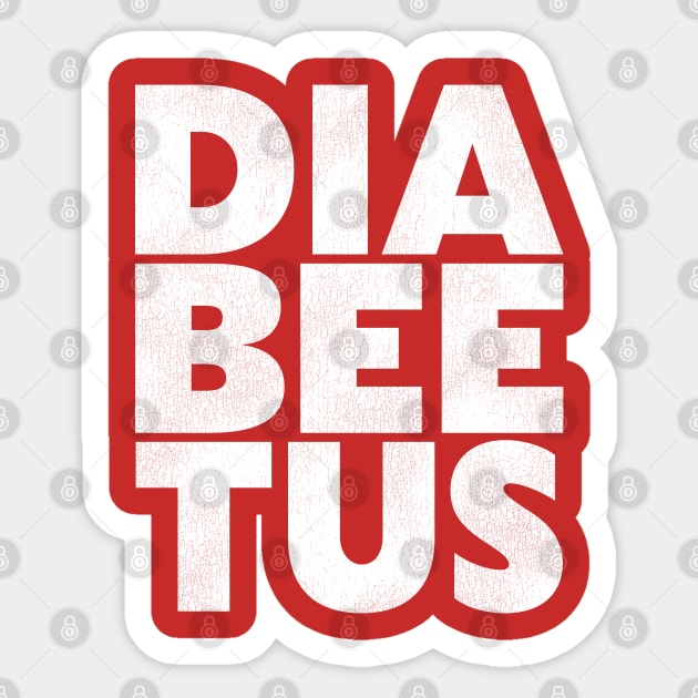 Diabeetus Sticker by darklordpug